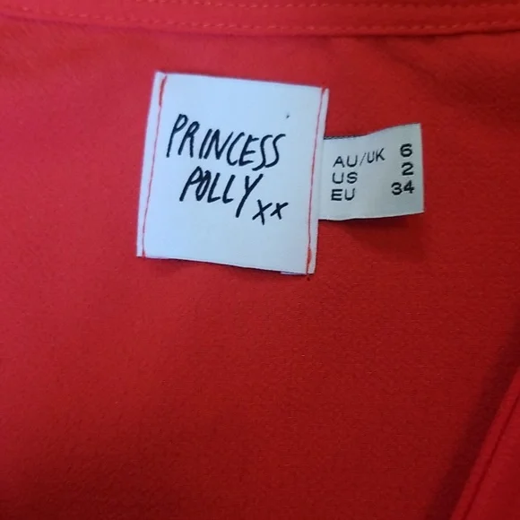 Princess Polly Red Romper - Picture 7 of 11